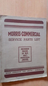 1951 Massey Harris Engine MORRIS 25 HP MKV : parts list - Picture 1 of 1