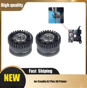 Full Metal Extrusion Gear Kit For Creality K2 Plus DLC Coated 3D Printer AAU - Afbeelding 1 van 6