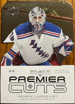 2008-09 Black Diamond Premier Die-Cut Henrik Lundqvist #PDC29 New York Rangers - Image 1 of 2