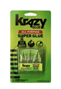 Instant Krazy Glue 4 Single-Use Tubes - Picture 1 of 1