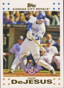 2007 Topps Opening Day David DeJesus #162 Kansas City Royals Baseball - Picture 1 of 1
