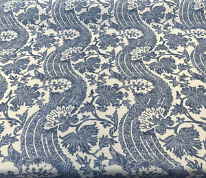 Waverly Brevard Chambray Blue Drapery Upholstery Fabric By the Yard
