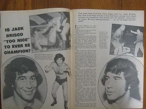1972 Inside Wrestling Mag(JACK  BRISCO/MIGHTY IGOR/THE McGUIRE TWINS/CINDY ALLEN - Picture 1 of 12
