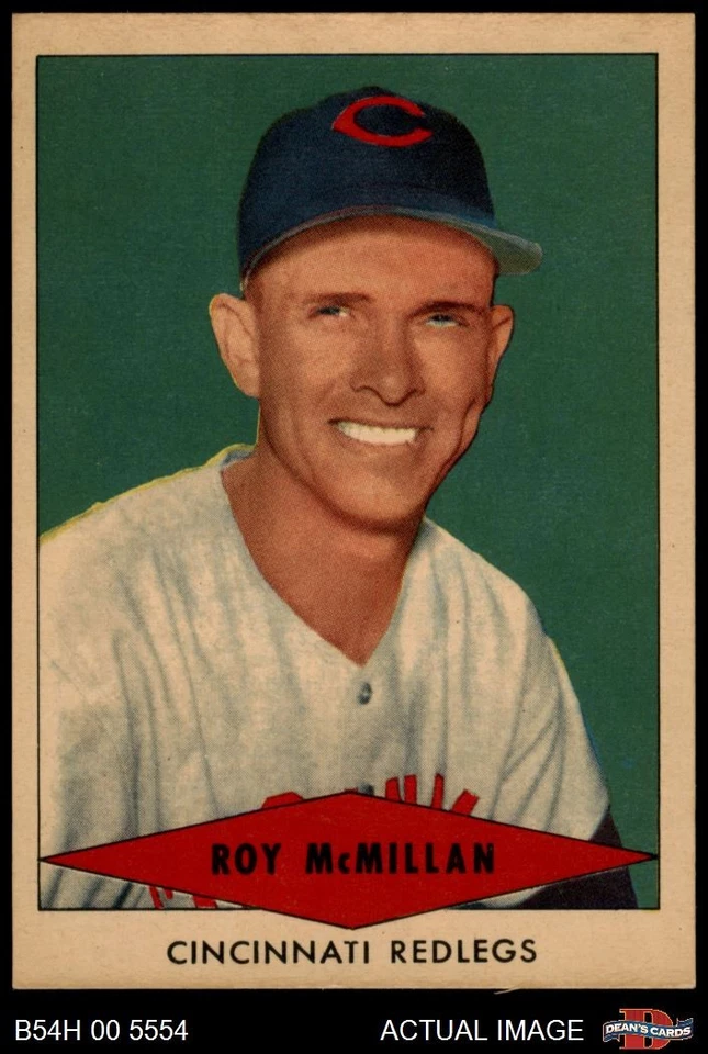 1954 Red Heart Roy McMillan    Reds 6 - EX/MT - Image 1 of 1