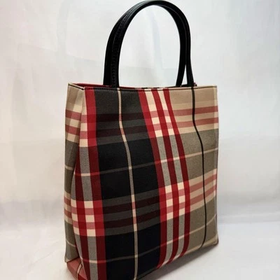Bolso de Mano Burberry Vhtf Color Check 168 Mujer Original LTD Colección Accesorio Foto 1 de 4