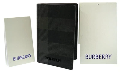 Burberry Cardholder Charcoal Black/Gray Wallet Holder Check Folding Card Case - Image 1 of 4