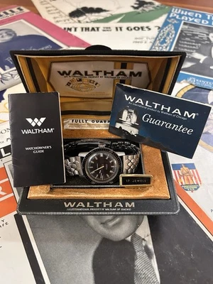 💙 WOW 😍 FULL KIT - Immaculate 1960s WALTHAM Swiss Skin Diver - SERVICED 6/25 - Image 1 of 4