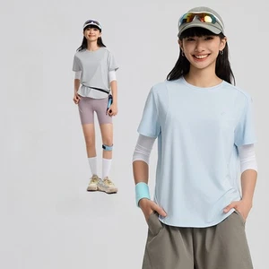 2025 Frühling Sommer neu Outdoor Damen schnelltrocknend Rundhals Kurzarm T-Shirt - Bild 1 von 24
