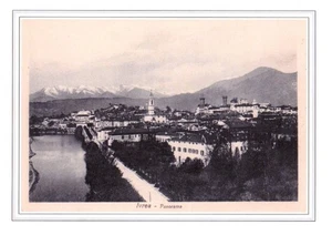 #408 Stampa 29,6 CM. x 20,9 Cm. Ivrea - Panorama - Picture 1 of 1
