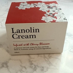 Crema de lanolina australiana SASY n SAVY infundida con flores de cerezo NUEVA renovación celular - Imagen 1 de 9