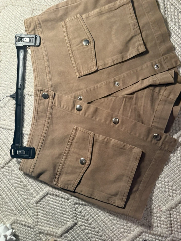 STAUD 实用裙棕色 6 码 — 第 1/3 张图片