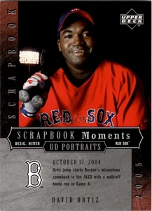 Libro de recortes UD Portraits Moments 2005 #DO David Ortiz/250 - casi nuevo-como nuevo - Imagen 1 de 2