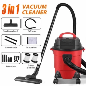 Wet Dry Vacuum Cleaner Shop Vac Bagless HEPA Filter 15L 1000W Power Blower A - Picture 1 of 11