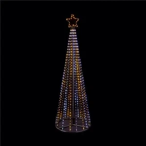 Premier FlexiBright Pyramid Christmas Tree White & Warm White LEDs Outdoors 4m - Picture 1 of 1