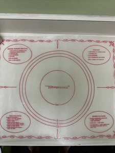Tupperware Gebäckmatte 1965 / Torten Tarte Krustenrolle Teig Backen Top Zustand - Bild 1 von 7