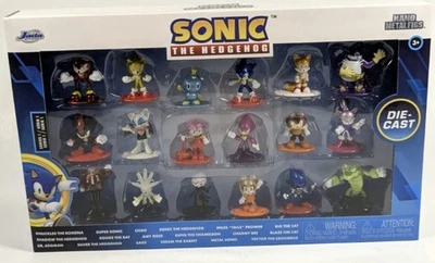Jada Nano Metalfigs Sonic The Hedgehog 18-Pack Figures Collection Set- DMG Box - Image 1 of 3