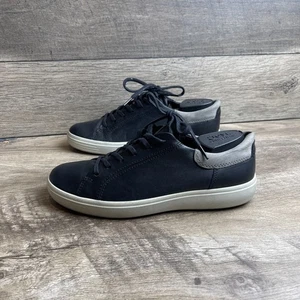Ecco Soft 7 47005452570 Herren 8 Freizeitschuhe Schwarz Leder Schnürschuhe Sneaker - Bild 1 von 10