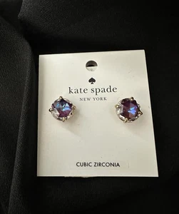 Kate Spade Zirkonia Ohrstecker/lila/Nordlichter - Bild 1 von 5