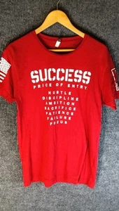 Cotton Heritage Success Lightweight T-shirt Men's Size Medium Red Pullover - Picture 1 of 10