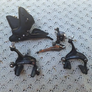Campagnolo Mirage 3x10 Speed QS Ergo Power Shifters Levers Brakes Derailleur - Picture 1 of 10