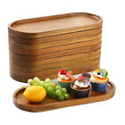 Tableware Solid Wood Dessert Plate Japanese-style Wooden Tray Snack Plate