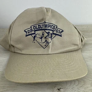 Gorra de béisbol Oldlympics 2001 marrón ajustable talla adulto - Imagen 1 de 12