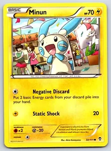 Minun - XY Furious Fists 32/111 Pokemon Card NM - Picture 1 of 2