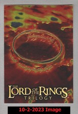 2004 Topps Chrome Lord of the Rings Trilogy Trading Card #100 Checklist ONE RING