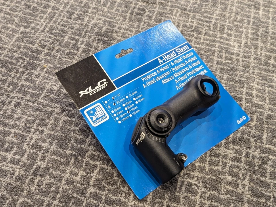 XLC Comp A Head Stem 110mm 25.4mm 1 1/8" Lightweight Road Bike Comfort Aluminium - Image 1 of 4