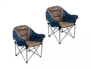2 x Kings Deluxe portable Camping Sofa Chair - Picture 1 of 10