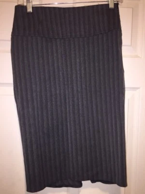 Wet Seal Grey Striped Pencil Skirt Size 1 NWT  - Image 1 of 4