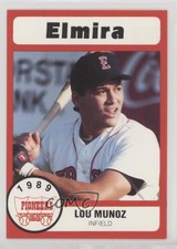 1989 Bill Pucko Elmira Pioneers Lou Munoz #12