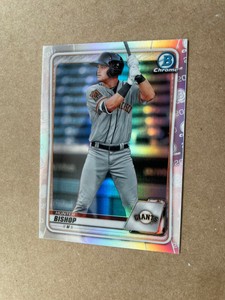 HUNTER BISHOP BOWMAN 2020 DRAFT CHROME REFRACTOR MINT SF GIANTS #BD-200