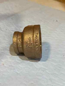 14 NEW Everflow Brass CSSD1141 1-1/4'' x 3/4'' Lead Free Reducing Coupling (S3) - Picture 1 of 5