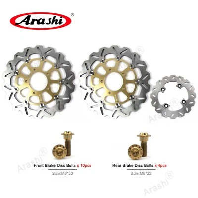 Tornillos de rotor de freno delantero trasero para Kawasaki Ninja ZX6R ABS 636 2013 - 2021 Foto 1 de 4