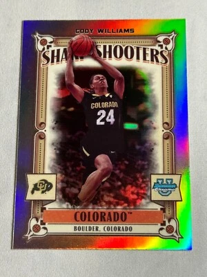2023-24 Bowman Chrome U Sharp Shooters Cody Williams #SS-10 Colorado - Image 1 of 2