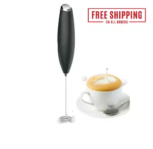 Handheld Milk Frother Electric Mini Drink Mixer Whisk Coffee Foamer Wand - Picture 1 of 12