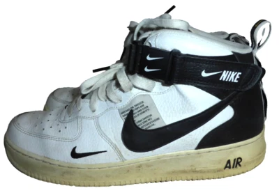 NIKE SPORTSWEAR SCARPE DA GINNASTICA UOMO BIANCHE IN PELLE STRINGATE TAGLIA UK 11 EU 46 USA 12 OTTIME CONDIZIONI - Immagine 1 di 4