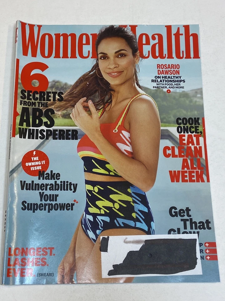 Women's Health Magazine March 2020 Rosario Dawson Abs Lashes Cook Once All Week Foto 1 de 1