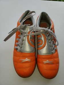 Zapato De Futbol Soccer Para Hombre Eescord 7005 Negro/naran - Tenis Sport  MX