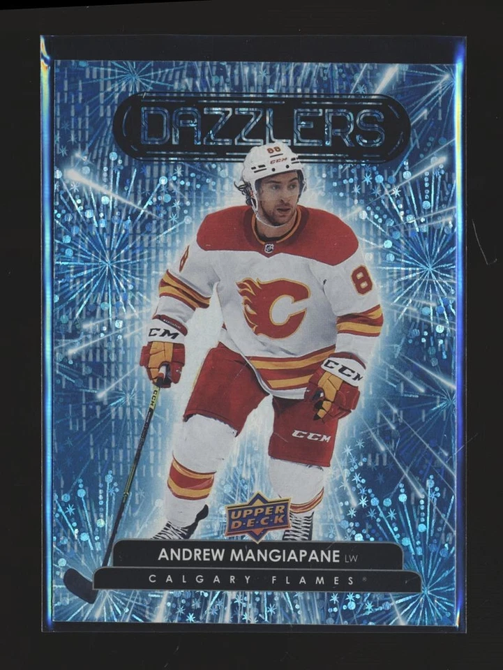 2022-23 UPPER DECK DAZZLERS BLUE ANDREW MANGIAPANE FLAMES - Image 1 of 1