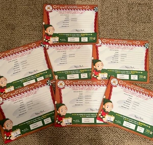 Vintage Build A Bear Lot 7 Christmas Elf Birth Certificate See Pictures - Picture 1 of 9