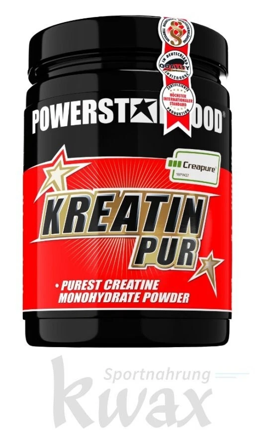 (EUR 65,40/kg) Powerstar Food - Kreatin Pur - 500 g Dose