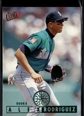 1995 Fleer Ultra Rookie #331 ALEX RODRIGUEZ Seattle Mariners RC A11 - Image 1 of 2
