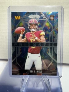 2024 Panini NFL Prizm Jayden Daniels Prizmatic Insert Rookie RC #3 Commanders - Picture 1 of 2