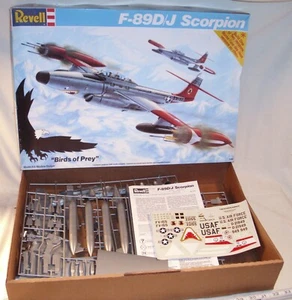 REVELL F-81 DJ SCORPION JET FIGHTER AIRPLANE MODEL KIT 1/48 BOXED 4548 NEW - Picture 1 of 5