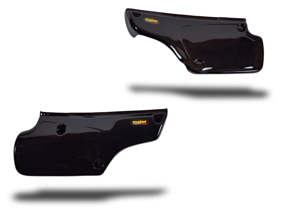 NEW HONDA XR 100 85 - 87 BLACK PLASTIC MOTORCYCLE SIDE PANELS GUARD - Image 1 of 1