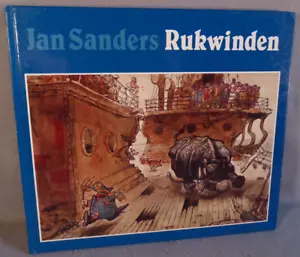 Rukwinden by Jan Sanders Hardcover Book Dutch Cartoonist 1983 First Edition - Picture 1 of 8