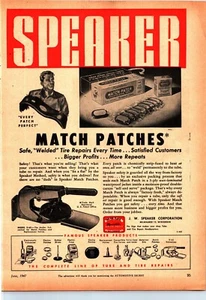 Parches de altavoz 1947 vintage impreso anuncio efímero arte de pared decoración - Imagen 1 de 1