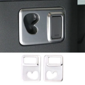 Fit For Defender 110 2020-2023 Matte Silver Rear Door Trunk Hook Cover Trim 2pcs - Picture 1 of 10